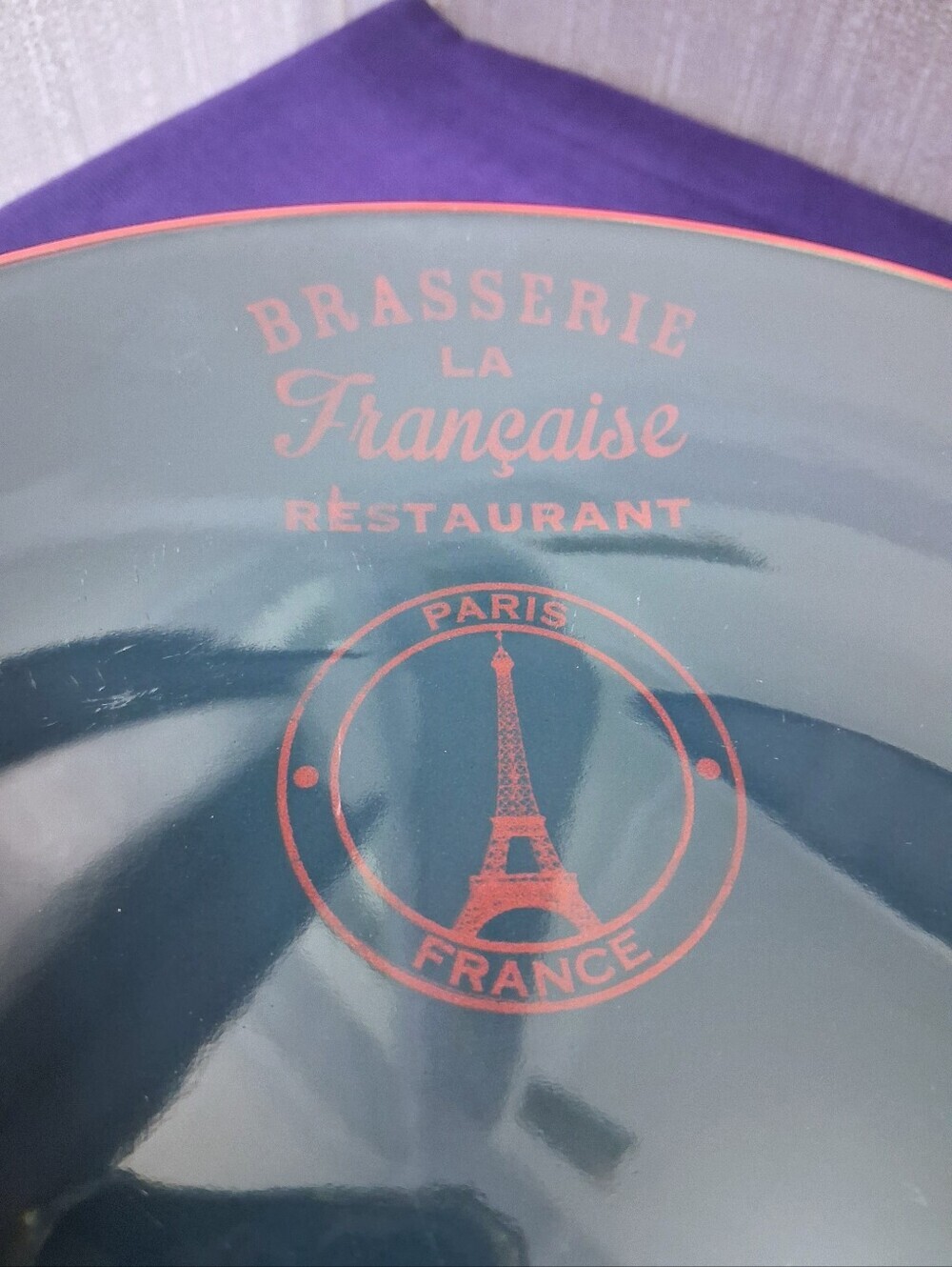 French Brasserie La Francaise Dinner Plates Dishes Paris France Set Of Four - Picture 13 of 15